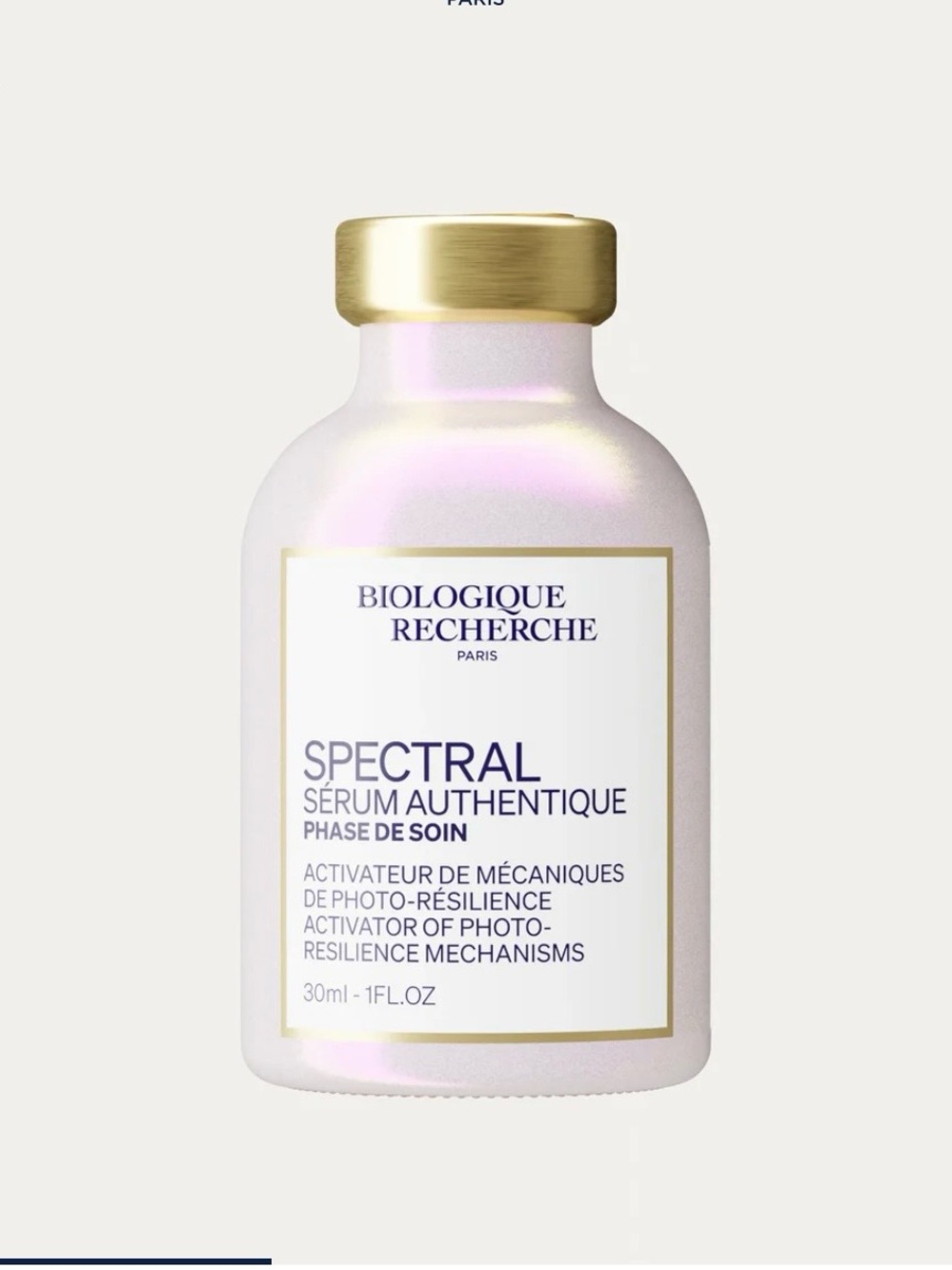 Biologique Recherche Spectral Sérum Authentique plus 6 travel size creams/masks